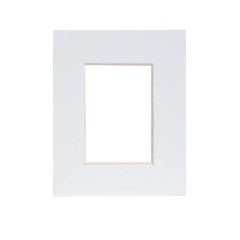 White Photo Size A5 Picture Mount for A4 Frame - By Nicola Spring