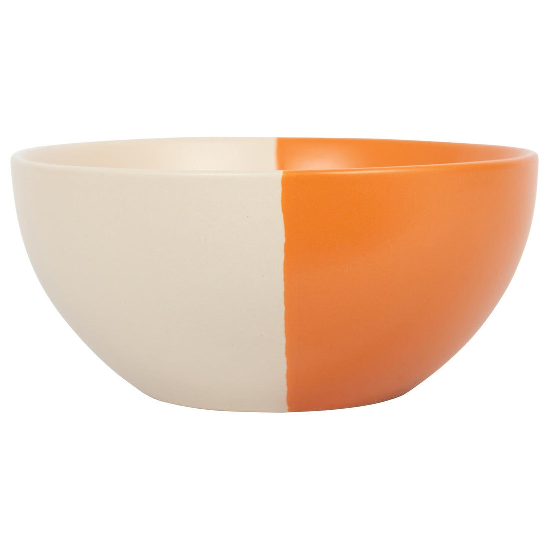 Burnt Orange 16.5cm Two-Tone Stoneware Cereal Bowl