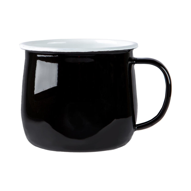 375ml Coloured Enamel Belly Mug - By Argon Tableware