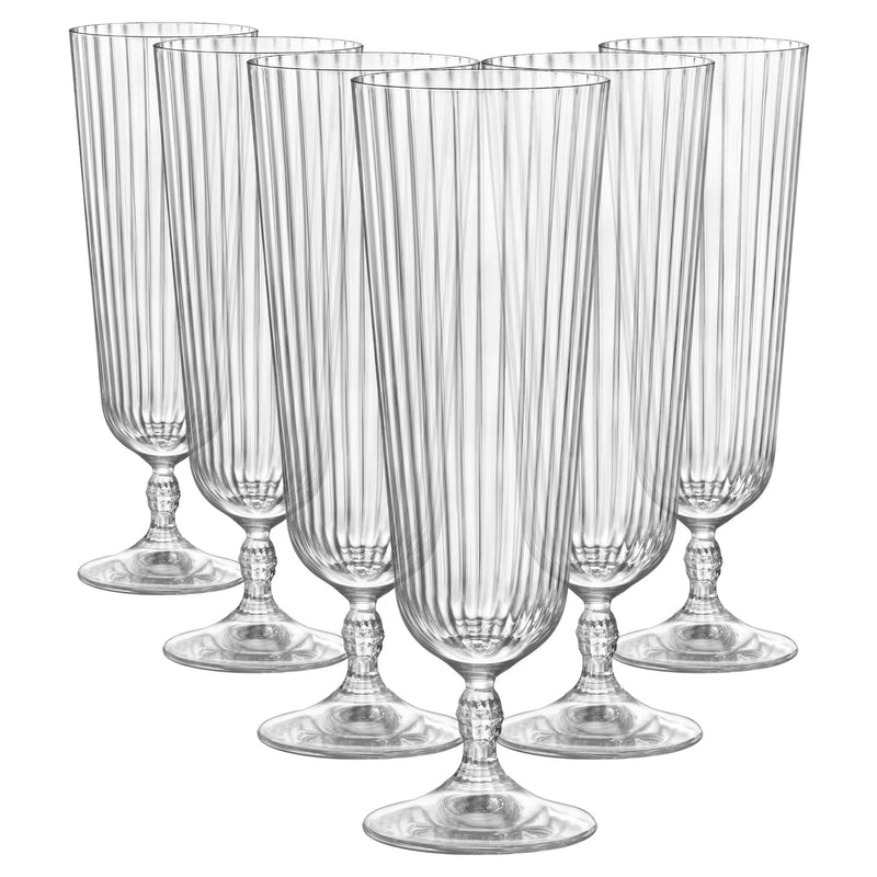 510ml America '20s Sling Cocktail Glasses - Pack of 6 - By Bormioli Rocco