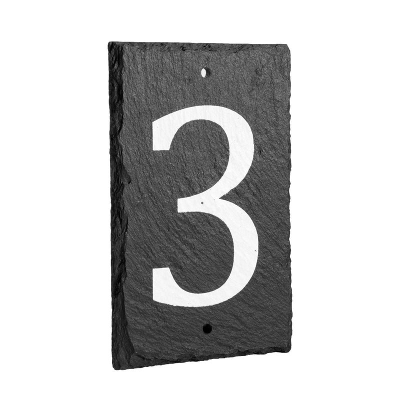 Number 3 Slate House Sign - By Nicola Spring