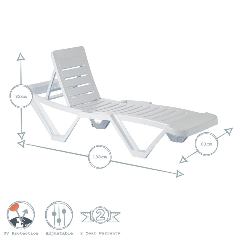 5-Position Master Sun Lounger - By Resol