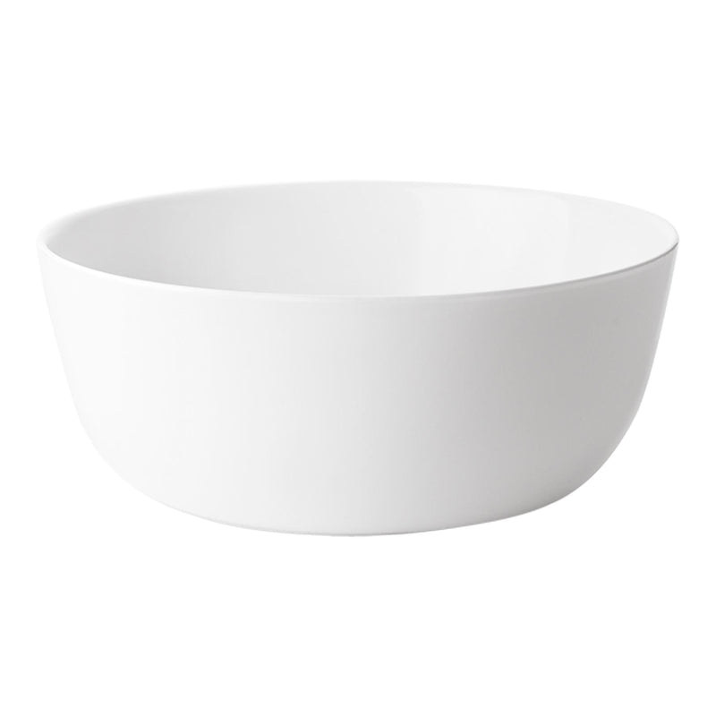 19cm White Toledo Glass Serving Bowls - Pack of Six - By Bormioli Rocco
