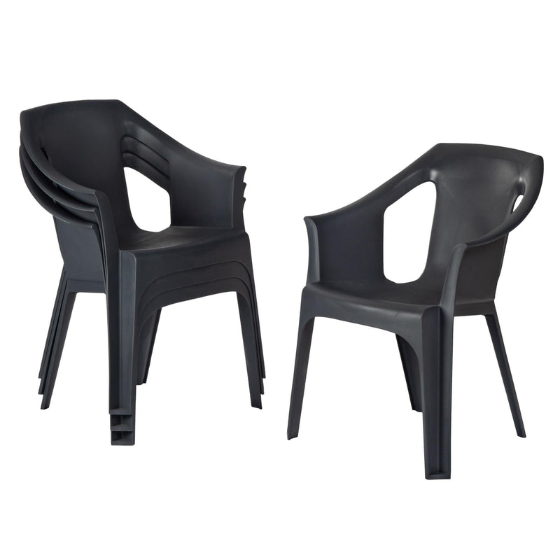 Cool Garden Dining Chairs - Pack of Four - By Resol