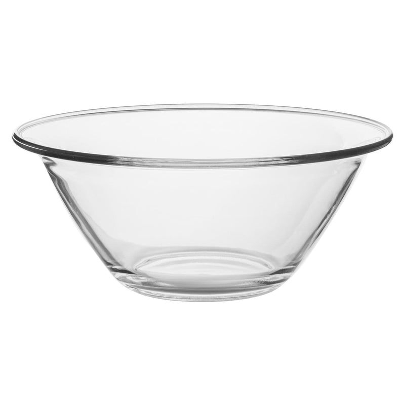 4L Clear Mr Chef Glass Nesting Mixing Bowl - By Bormioli Rocco