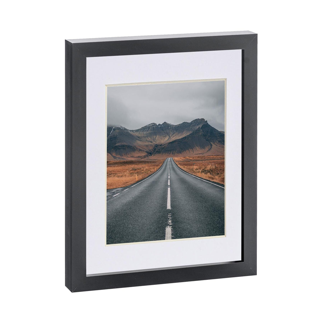 Black 8" x 10" Photo Frame with White 5" x 7" Mount
