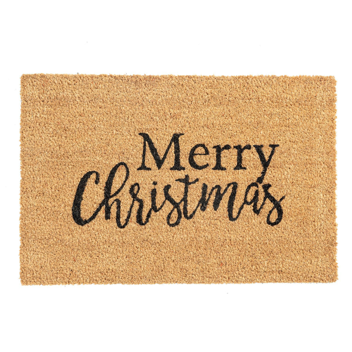 60cm x 40cm Merry Christmas Coir Door Mat