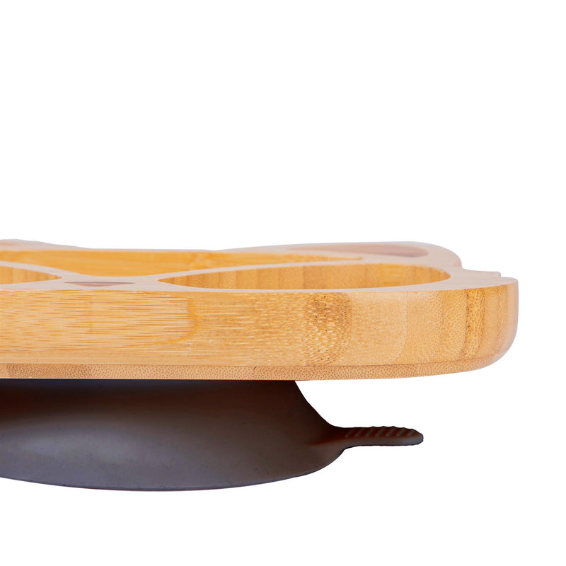 Flynn The Fox Bamboo Suction Plate - By Tiny Dining