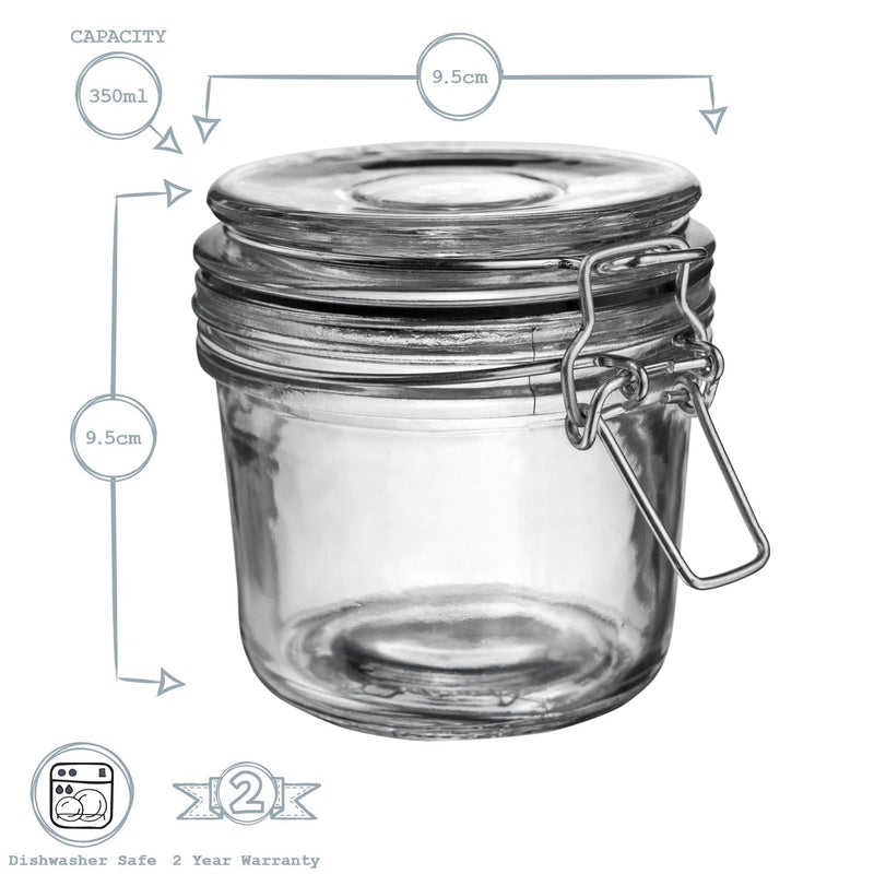 350ml Classic Glass Storage Jar - By Argon Tableware