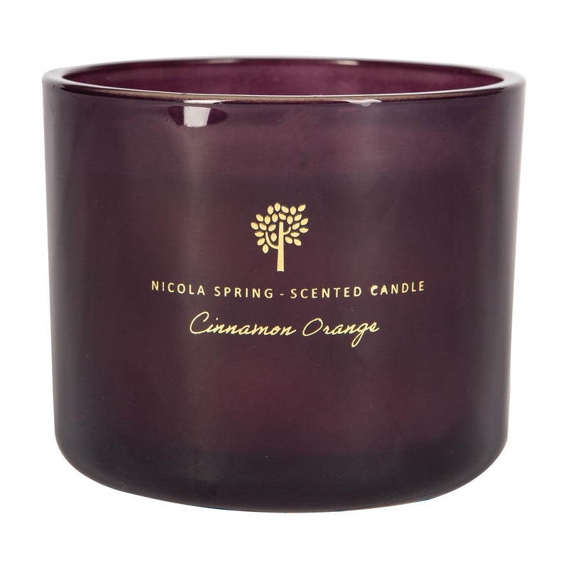 300g Cinnamon Orange Soy Wax Scented Candle - By Nicola Spring