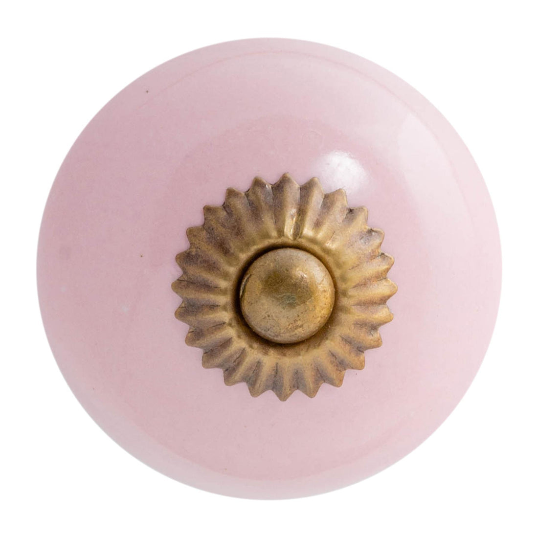 Pink 45mm Round Ceramic Cabinet Knob