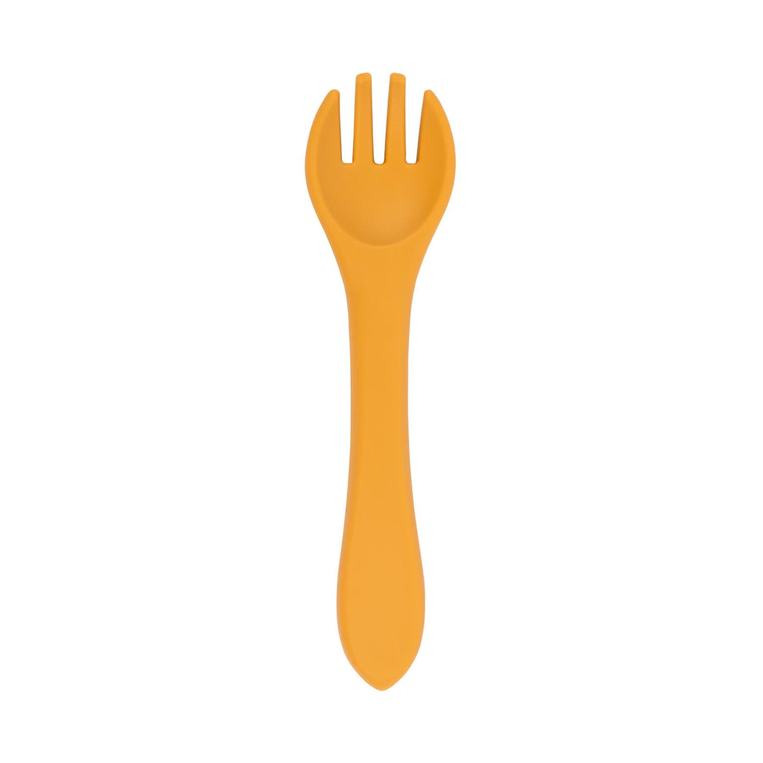 Ochre Silicone Baby Weaning Fork