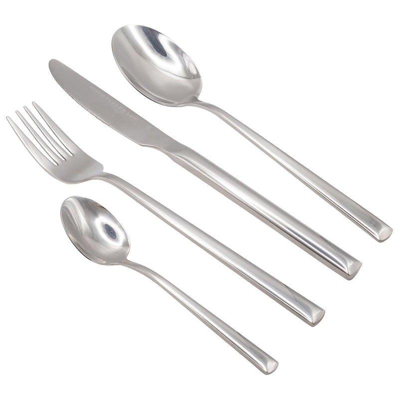 24pc Tondo Stainless Steel Cutlery Set - Pack of 6 - By Argon Tableware