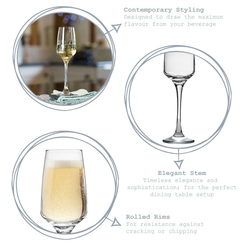 Argon Tableware Champagne Toasting Glasses Sets