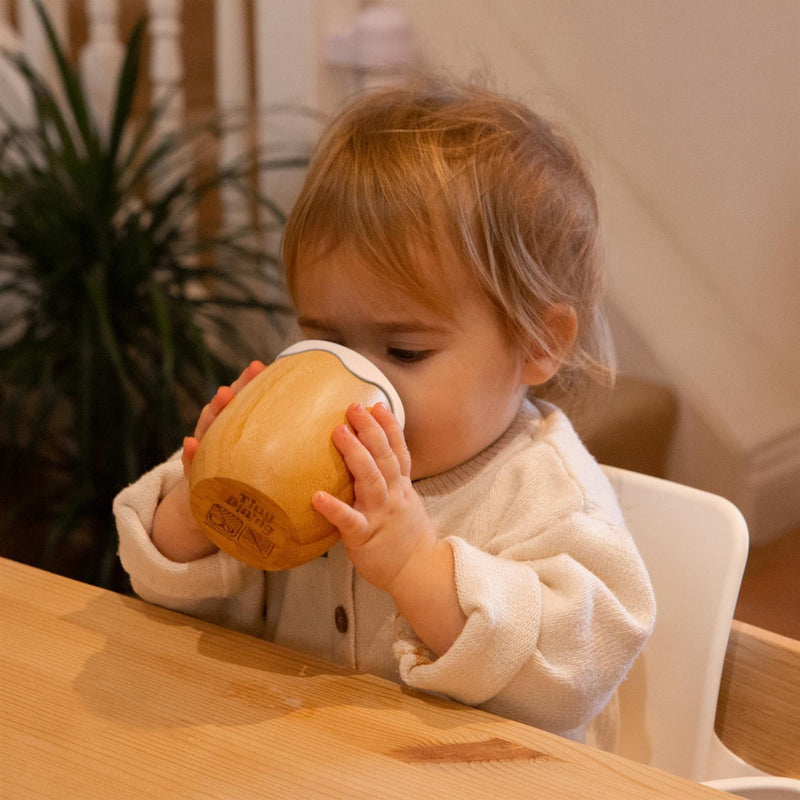 130ml Bamboo Baby Trainer Cup - By Tiny Dining