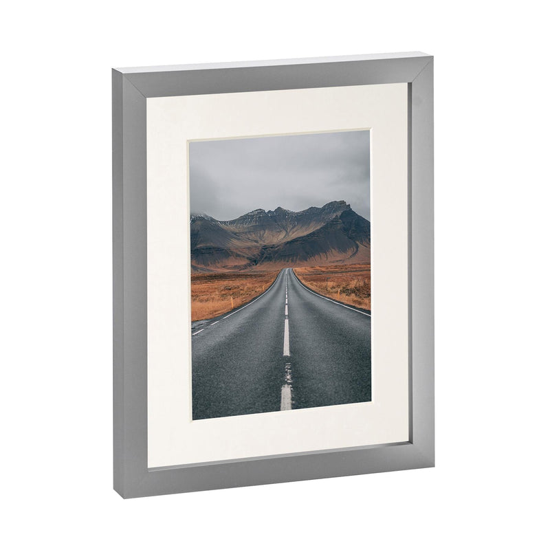 Grey 8" x 10" Photo Frame with 5" x 7" Mount - By Nicola Spring