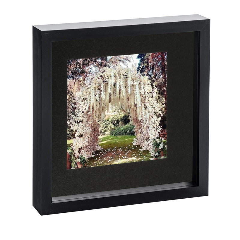10" x 10" Black 3D Box Photo Frame -  with 6" x 6" Mount - By Nicola Spring