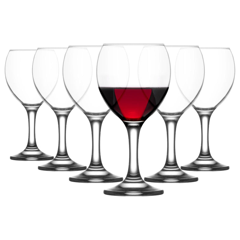 260ml Misket Red Wine Glasses - Pack of 6 - By LAV