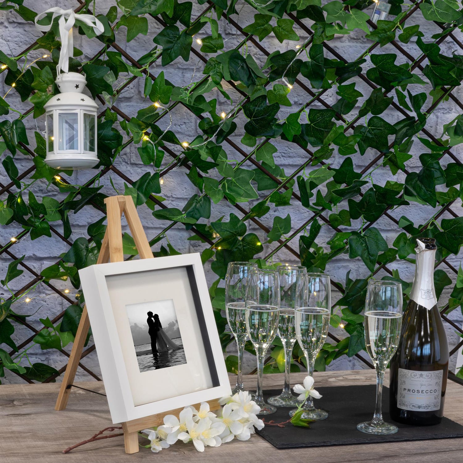 12pc Black Square Slate Placemats &amp; Coasters Set