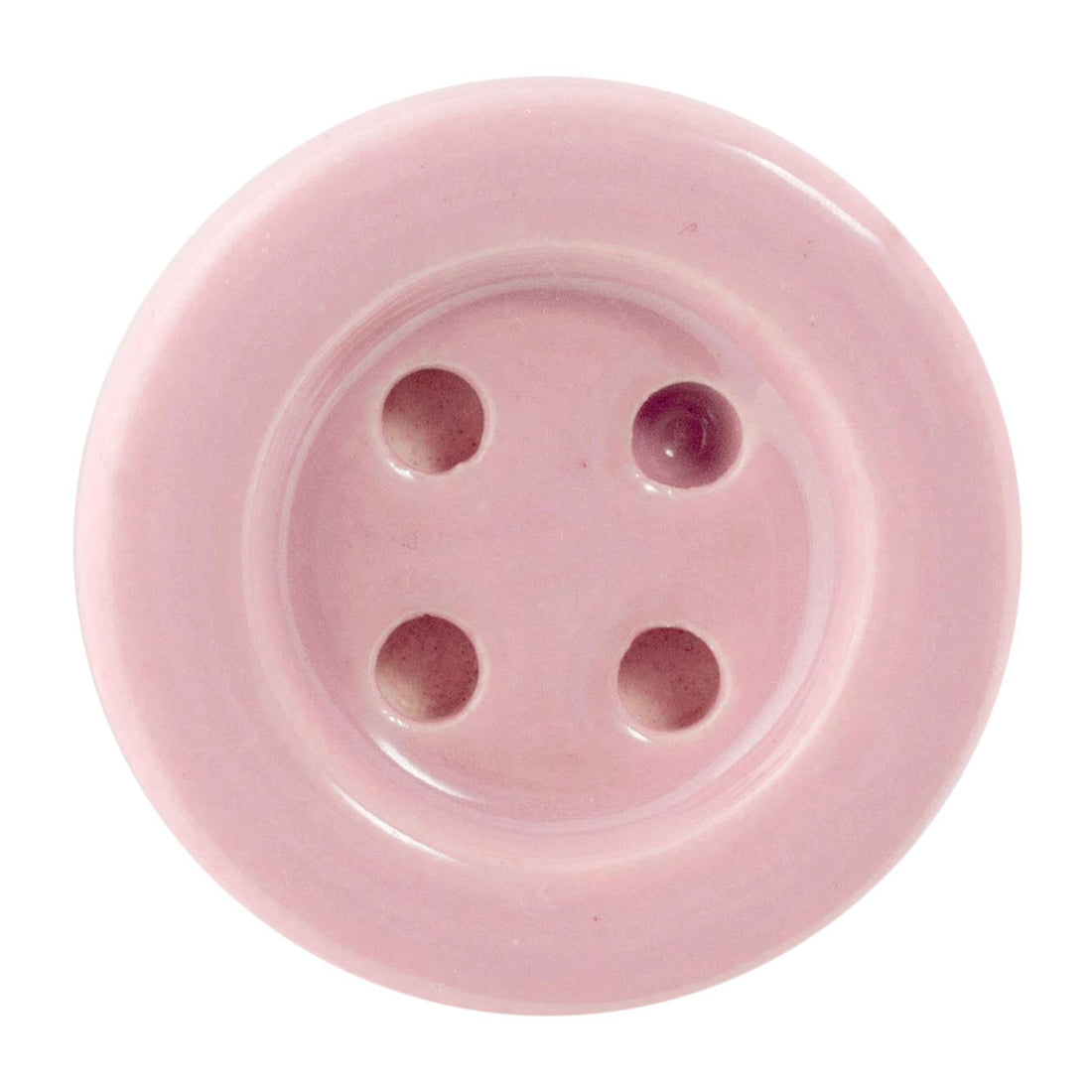 Pink 45mm Button Ceramic Cabinet Knob