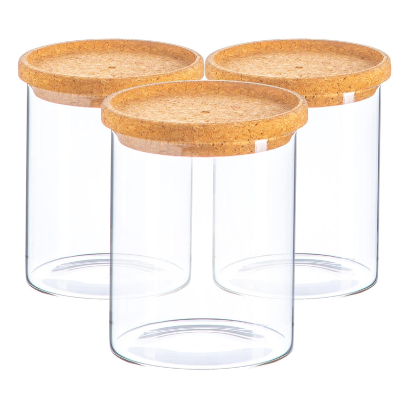 750ml Scandi Storage Jar with Cork Lid - By Argon Tableware
