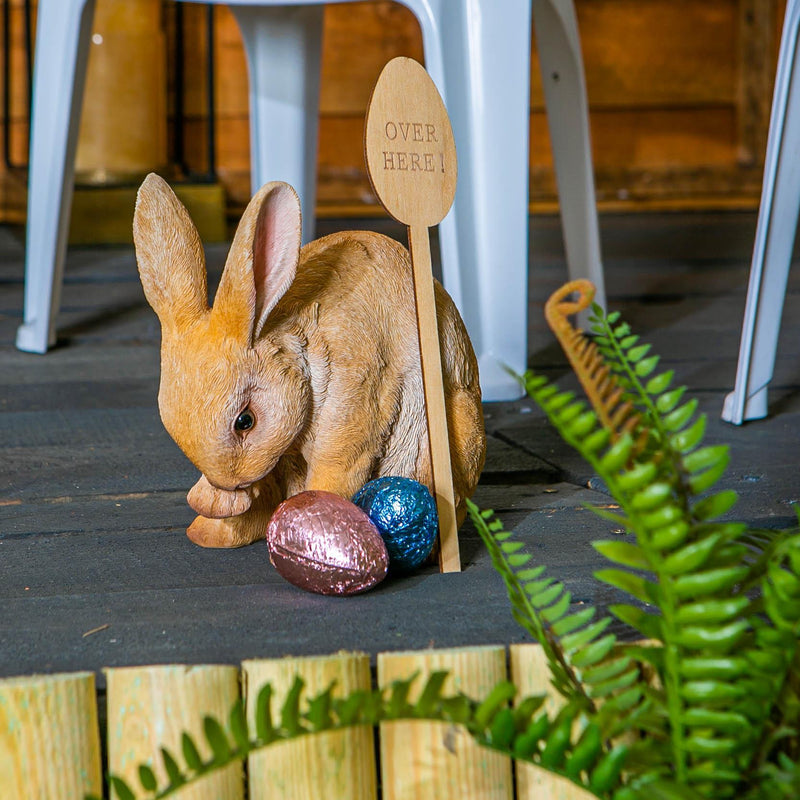 15cm Wooden Easter Egg Hunt Signs - Pack of Seven - By Nicola Spring