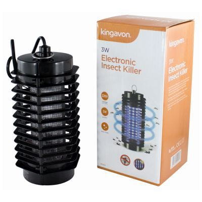 Black 3W Electric Insect Killer - By Kingavon