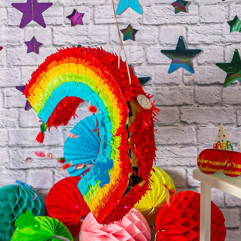 Rainbow Piñata Party Set - By Fax Potato