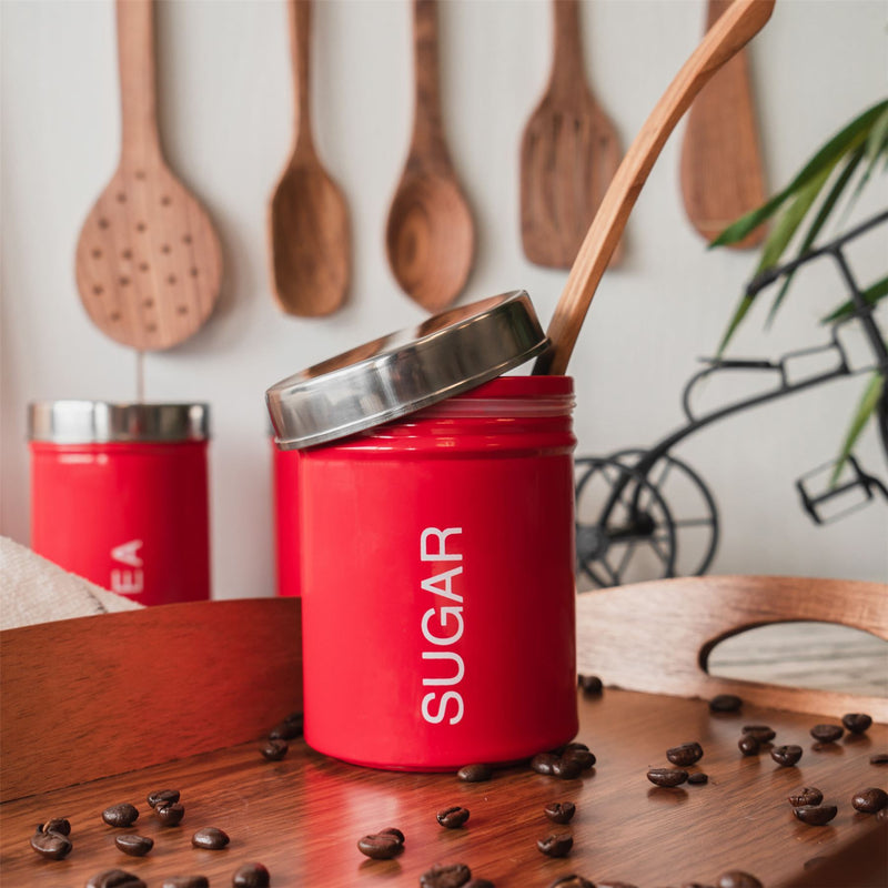 Metal Sugar Canister - By Harbour Housewares