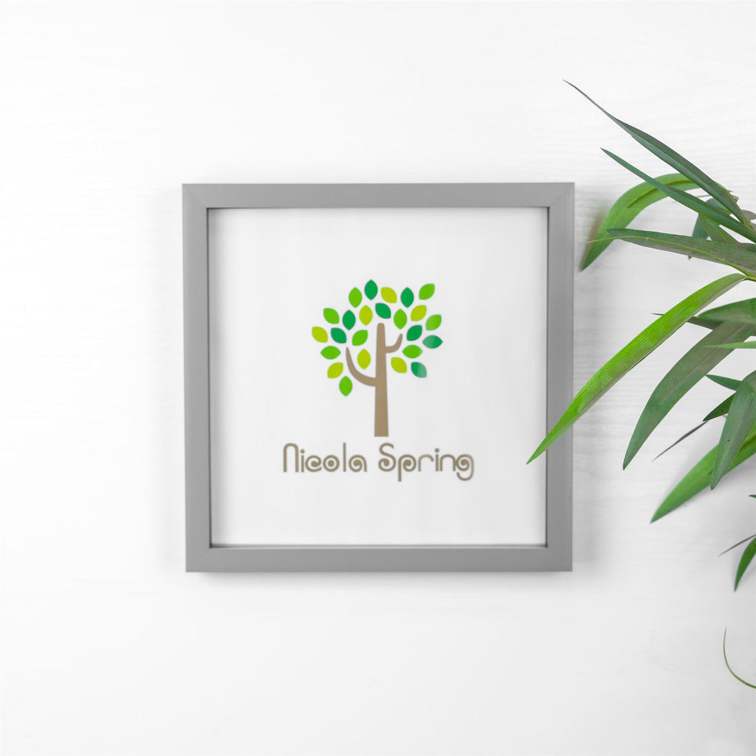 Grey 10" x 10" Shadow Box Photo Frame