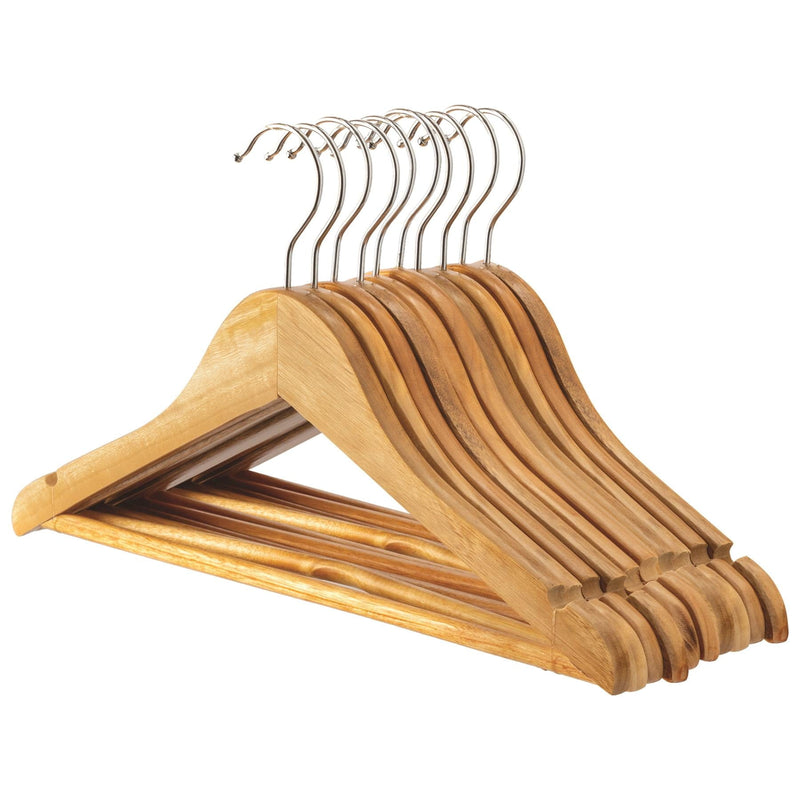 Wooden Children's Hangers - Pack of 10 - By Harbour Housewares