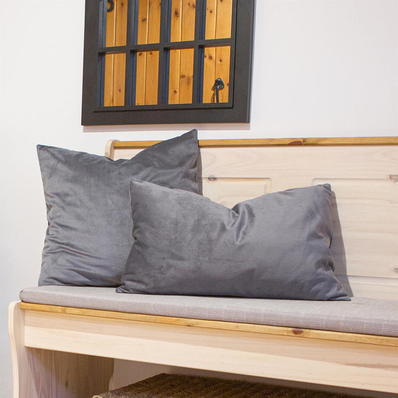 60cm x 40cm Rectangle Velvet Cushion - By Nicola Spring