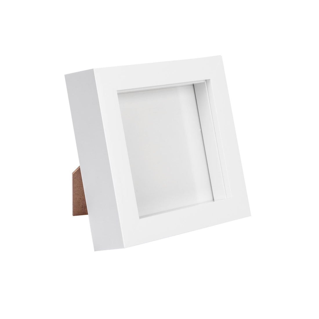 4&quot; x 4&quot; 3D Box Photo Frame - White - by Nicola Spring