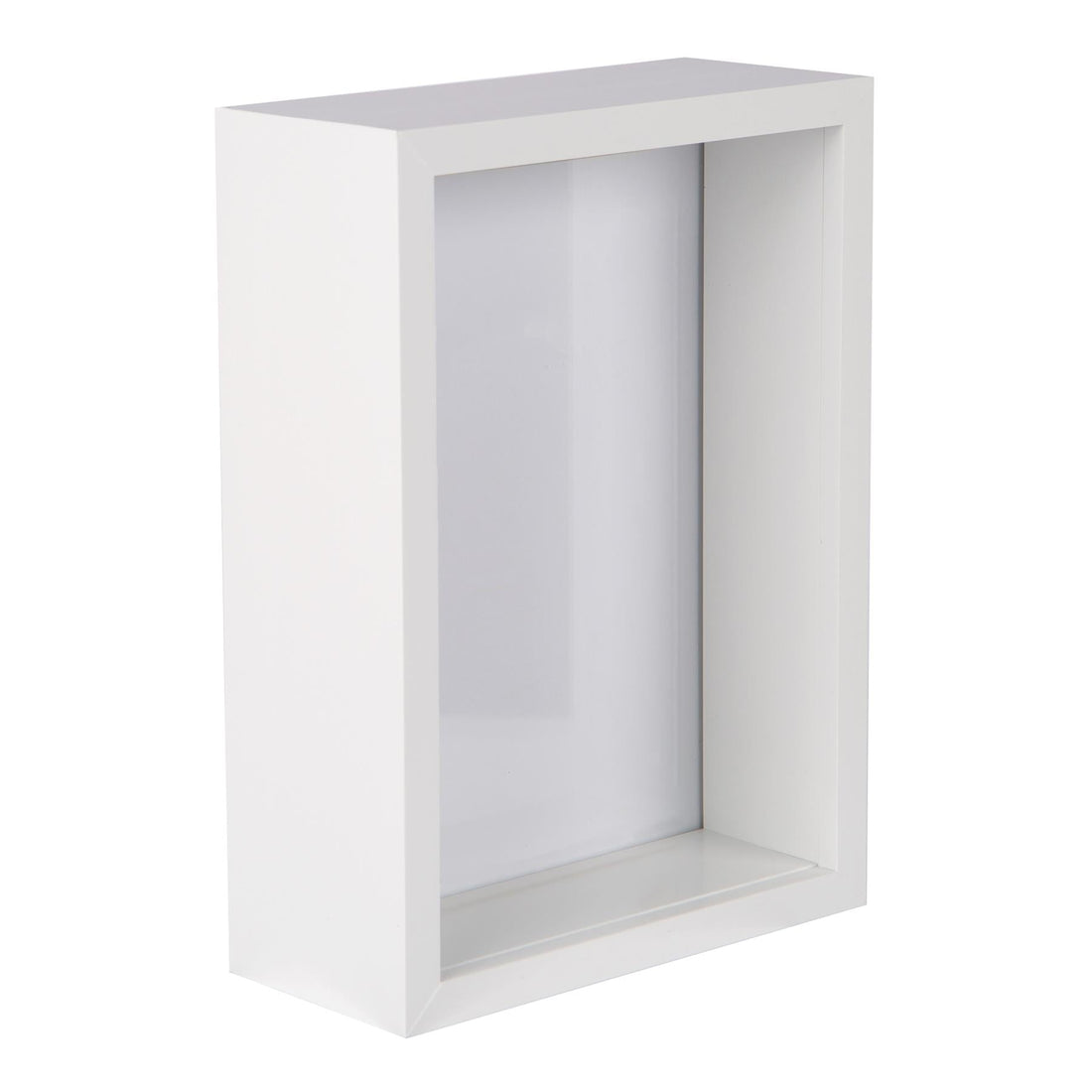 White 5" x 7" Deep Shadow Box Photo Frame