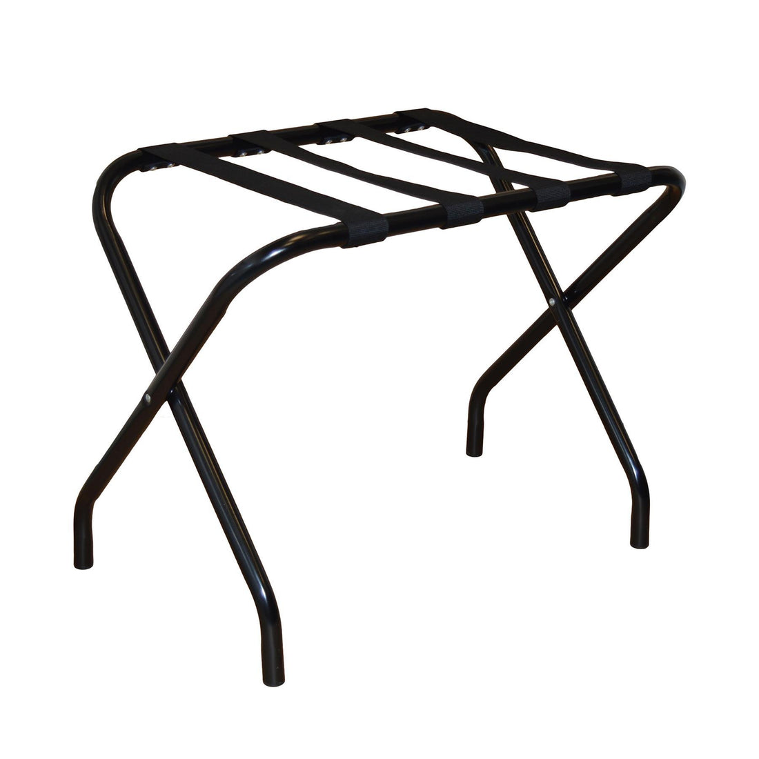 Black Folding Metal Luggage Rack
