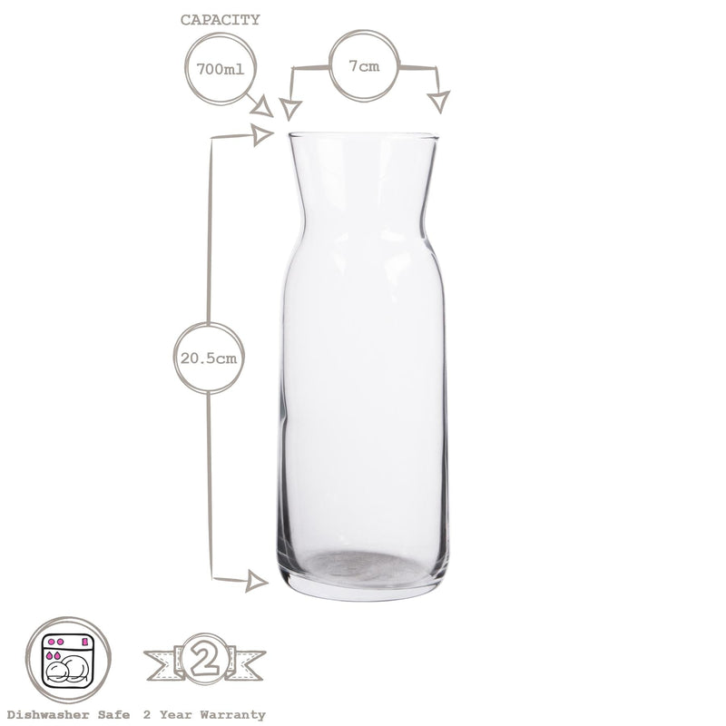 700ml Fonte Glass Carafe - By LAV