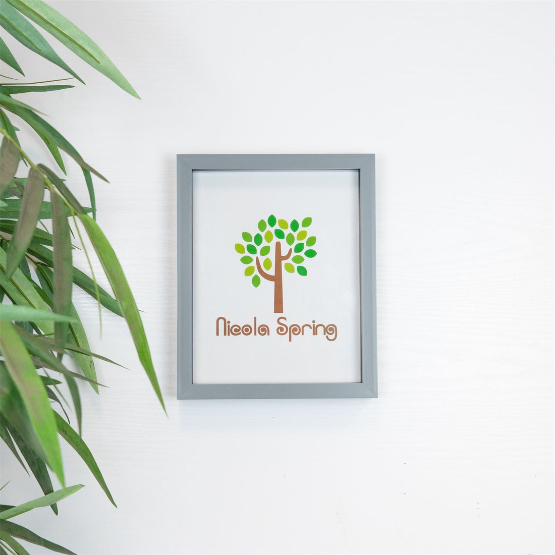 Grey 8" x 10" Shadow Box Photo Frame