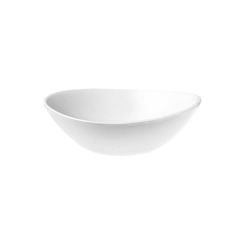 15cm White Prometeo Glass Cereal Bowls - Pack of Six - By Bormioli Rocco