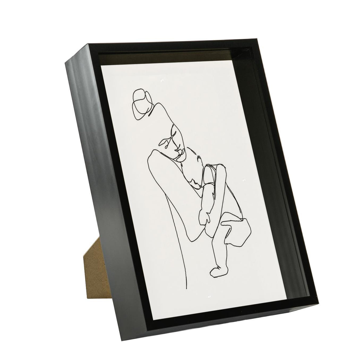 Black A4 (8" x 12") Deep Shadow Box Photo Frame