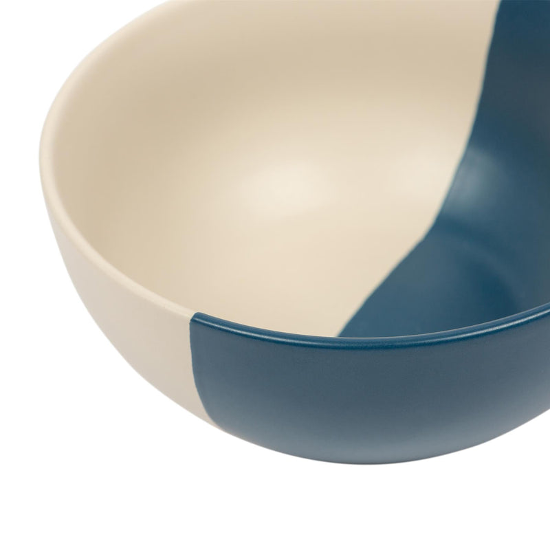 16.5cm Dipped Stoneware Cereal Bowls - Pack of 4 - By Nicola Spring