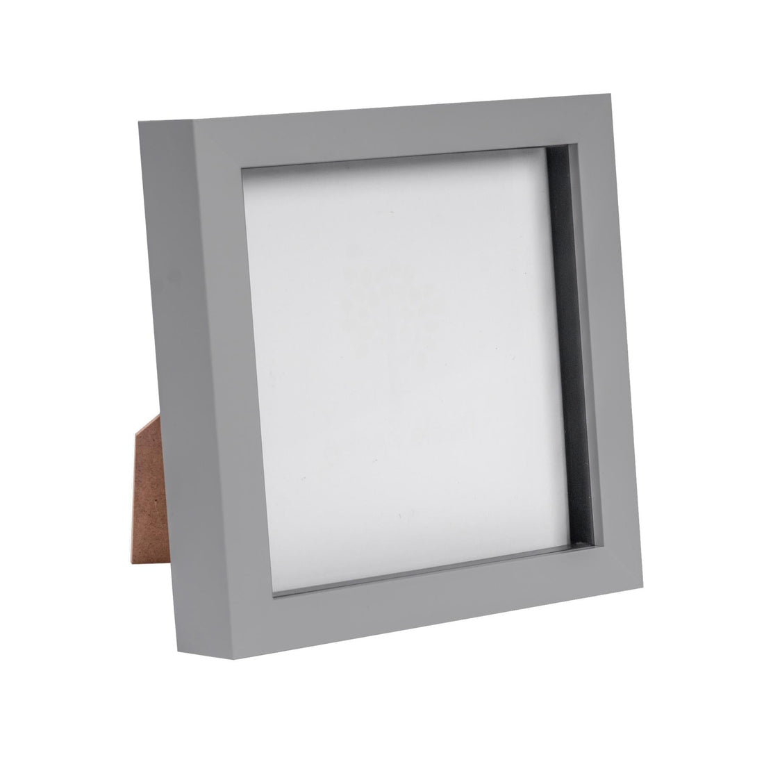 Grey 6" x 6" Shadow Box Photo Frame