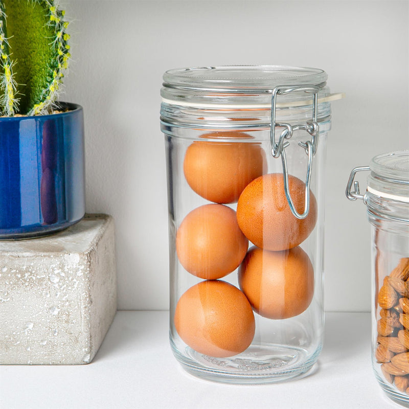 4pc Fido Glass Storage Jar Set - By Bormioli Rocco