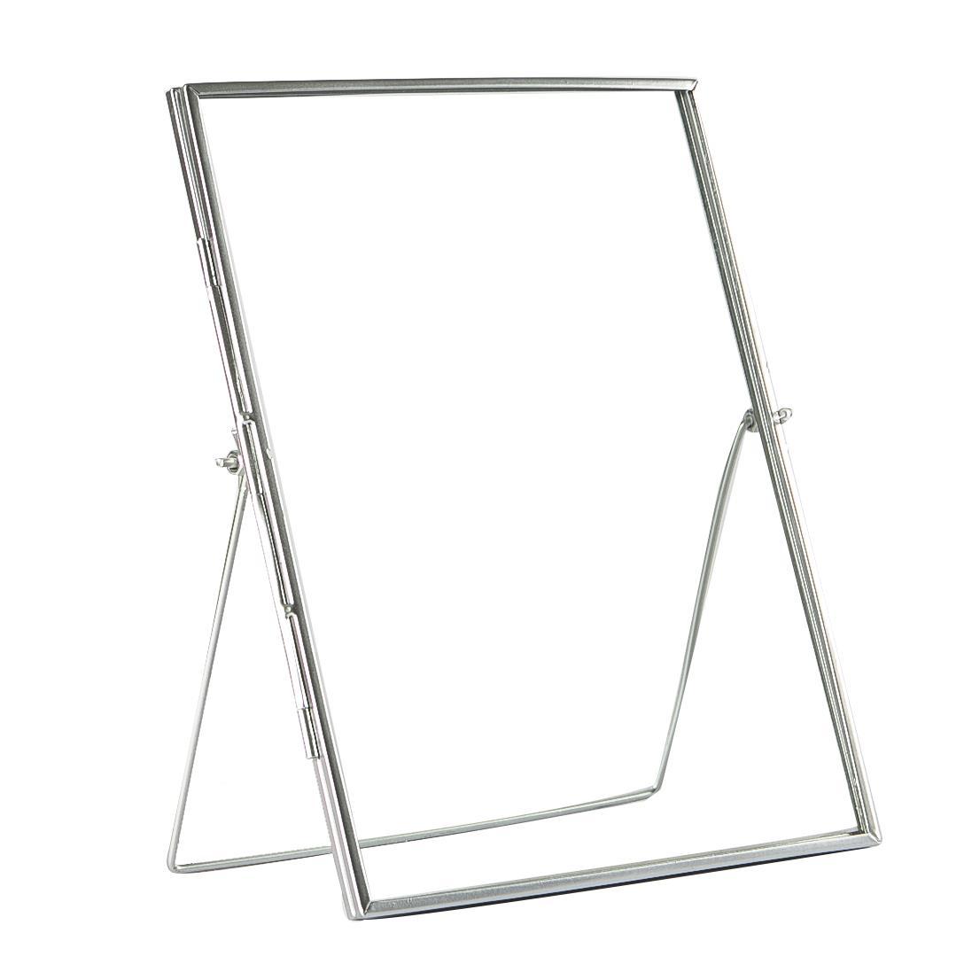 Silver 8" x 10" Freestanding Metal Photo Frame