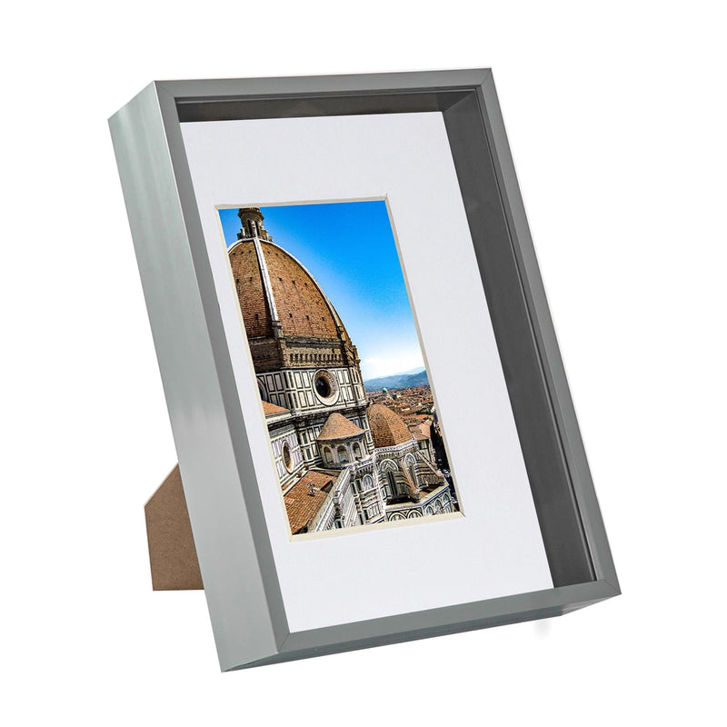 A4 (8" x 12") 3D Deep Box Photo Frame with A5 Mount - By Nicola Spring
