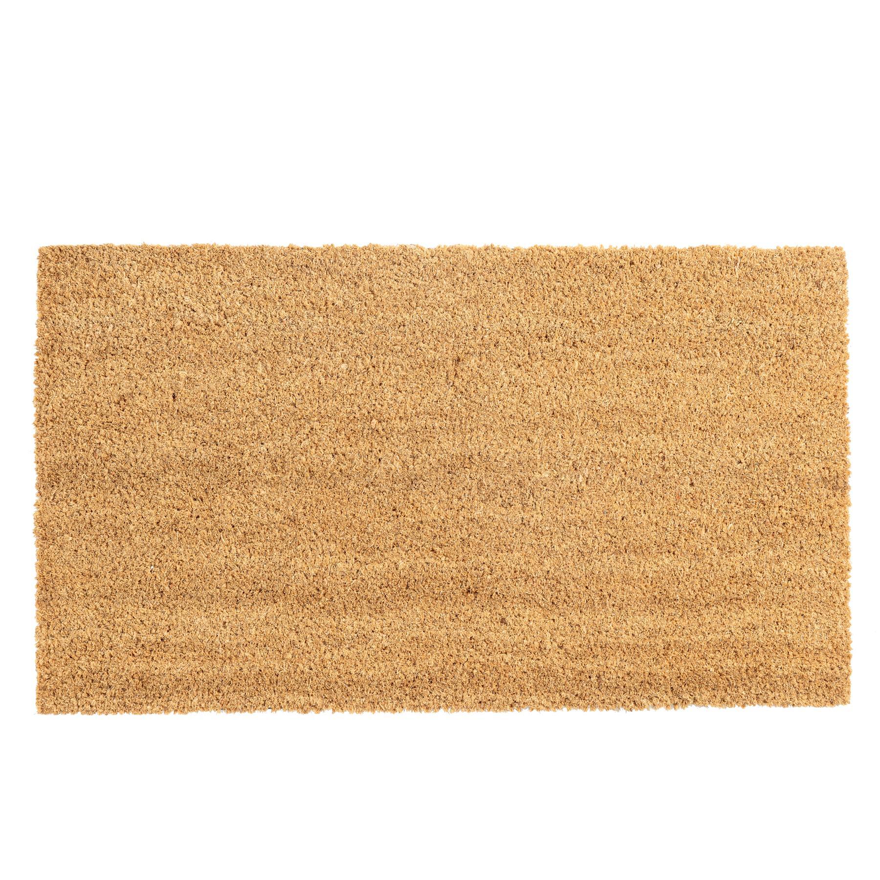 70cm x 40cm Plain Coir Door Mat