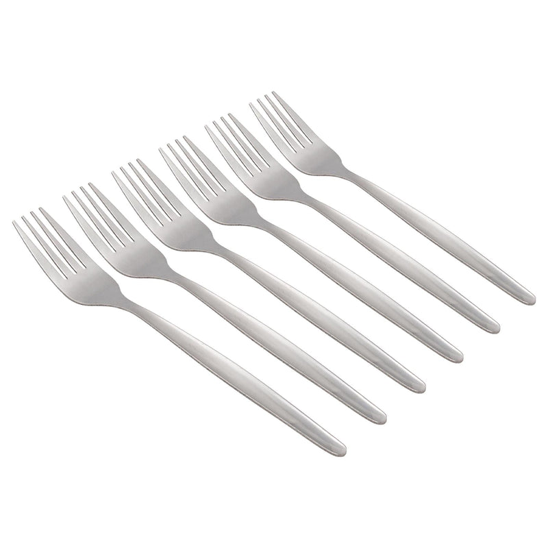 19.5cm Economy Stainless Steel Dinner Forks - By Argon Tableware