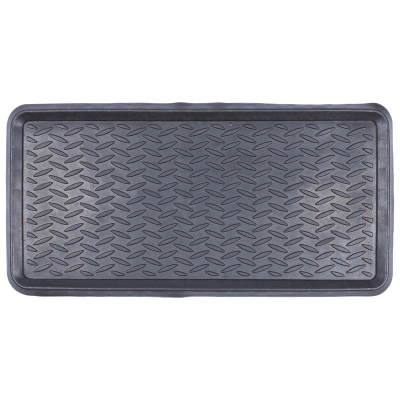 80 x 40cm Heavy Duty Rubber Boot Tray - By Nicola Spring