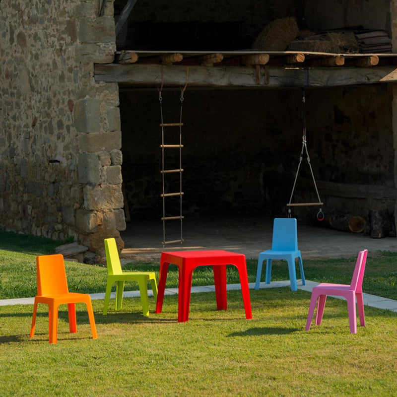 Two-Seater Julieta Children's Plastic Garden Furniture Set - By Resol
