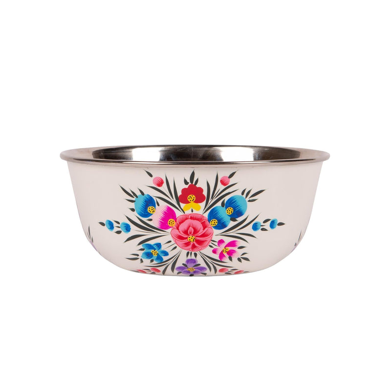 Pansy 16.5cm Stainless Steel Picnic Bowl - By BillyCan