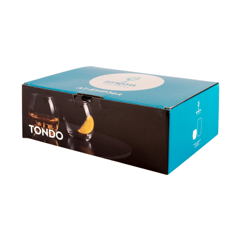 405ml Tondo Whisky Glasses - Pack of Six - By Argon Tableware